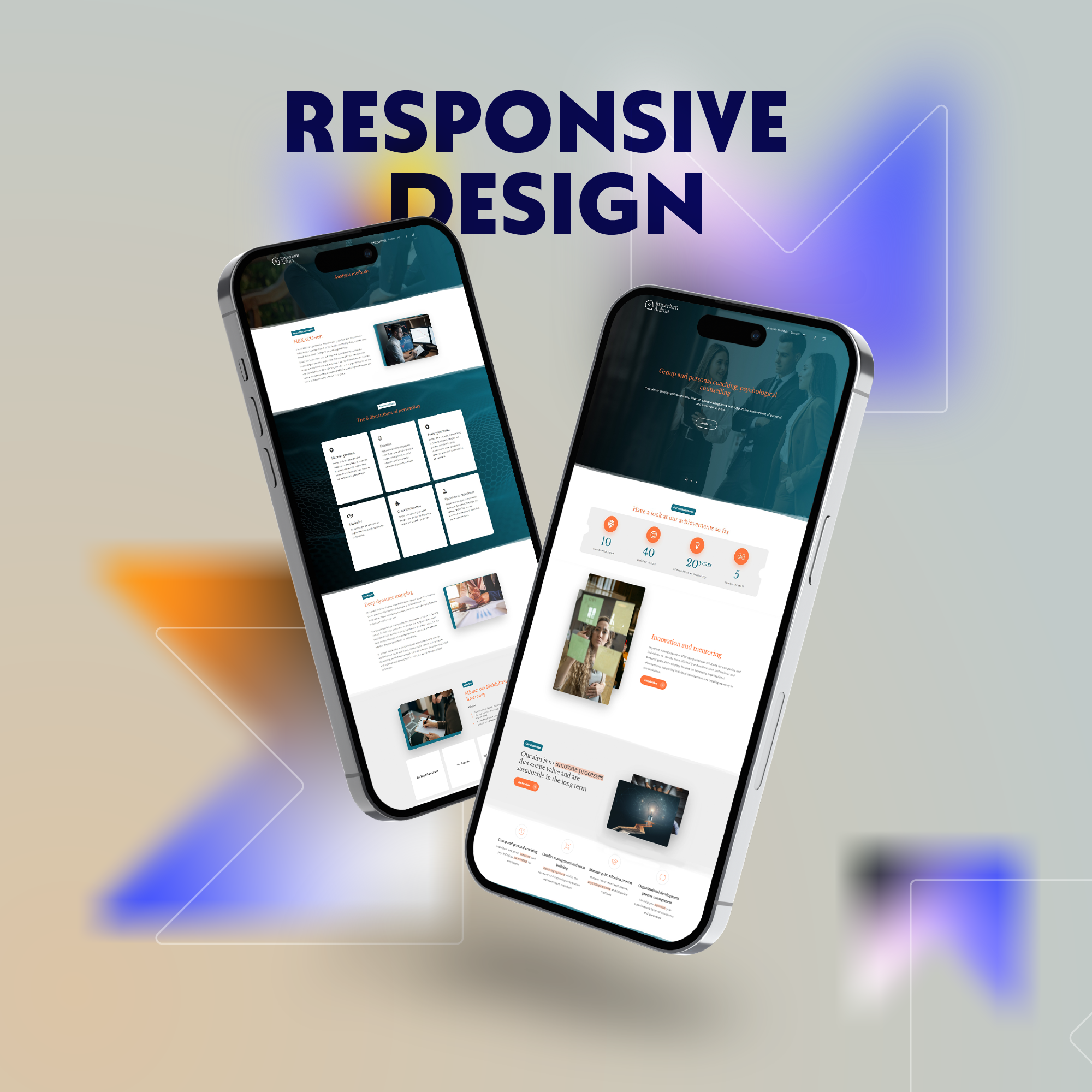 Imperium Anima website by ArtofKeyCreative - Responsive Design